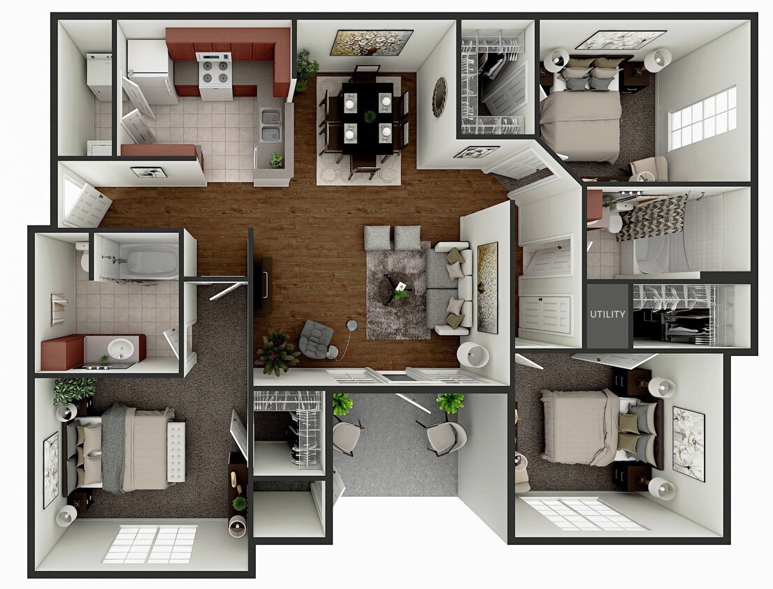 Floor Plan - 3 Bedroom