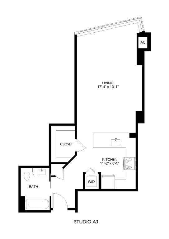 Floor Plan - Studio A3