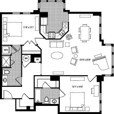 2DX floor plan The Clarendon - 2DX