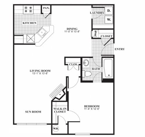 832 1 Bed.jpg - Upgraded w/ Sunroom