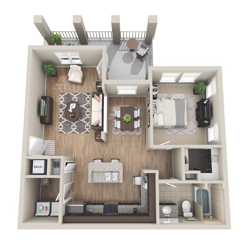 Floor Plan - 1B