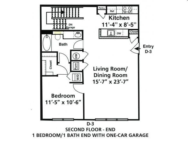 Dover w/ Attached Garage - Dover Floor 2 with Garage