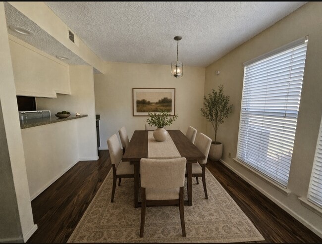 Dining Room with wet bar - Midland Village Apartments