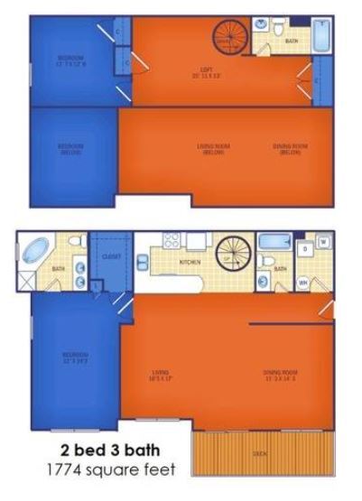 Floor Plan - 2G (Loft)