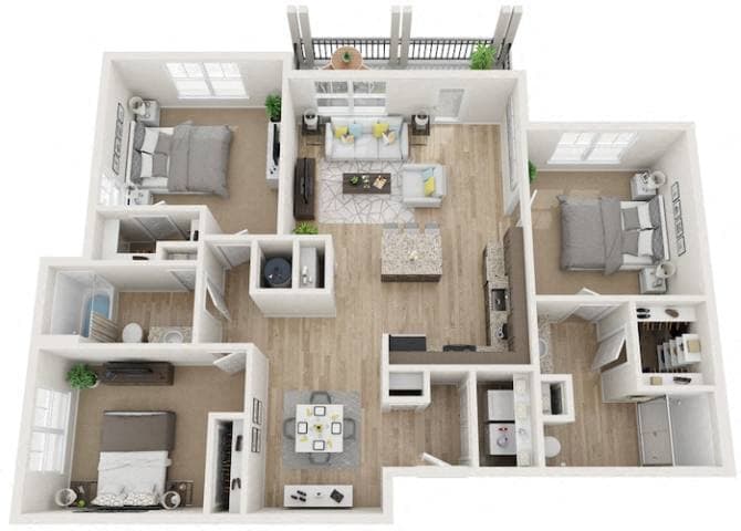 Floor Plan - C1 & C2