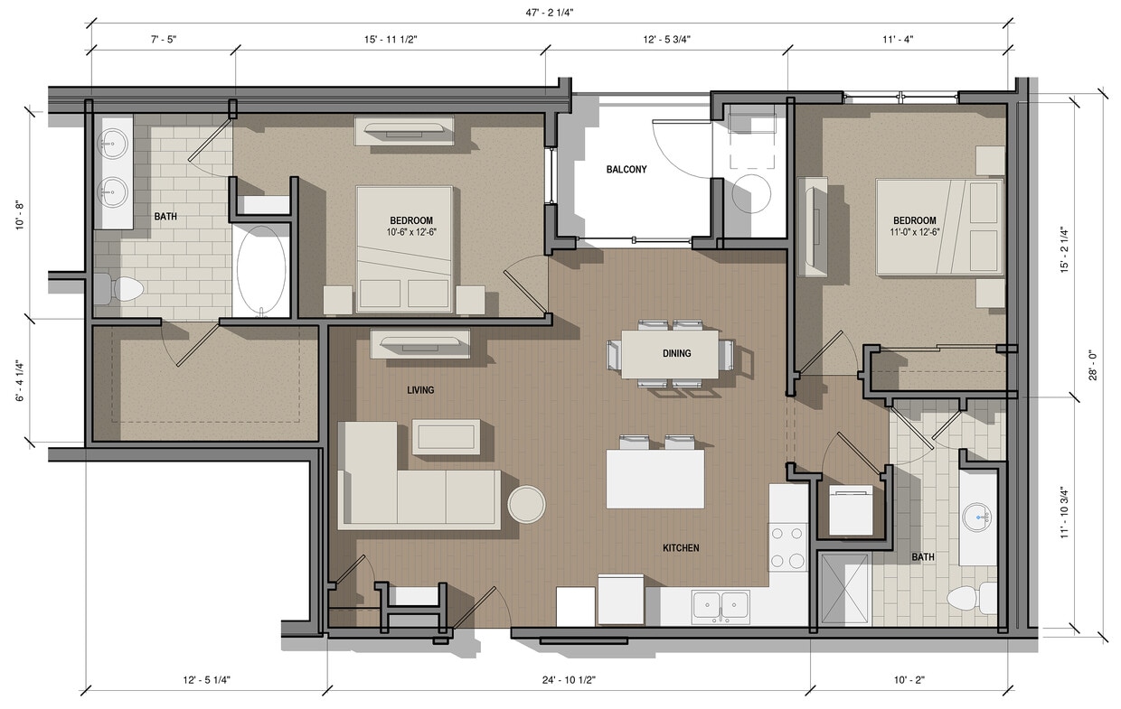 Floor Plan - 2E