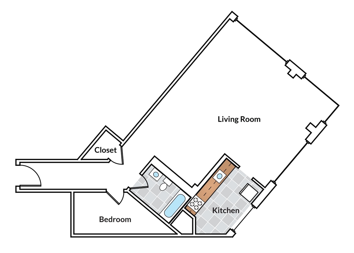 Floor Plan - Studio 17 Tier