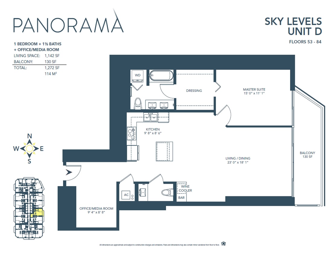 Floor Plan - D Line - Sky Level