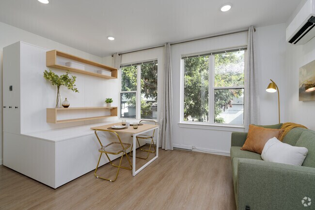 Studio, 1BA - 346SF - Living Room - CoHo Apartments