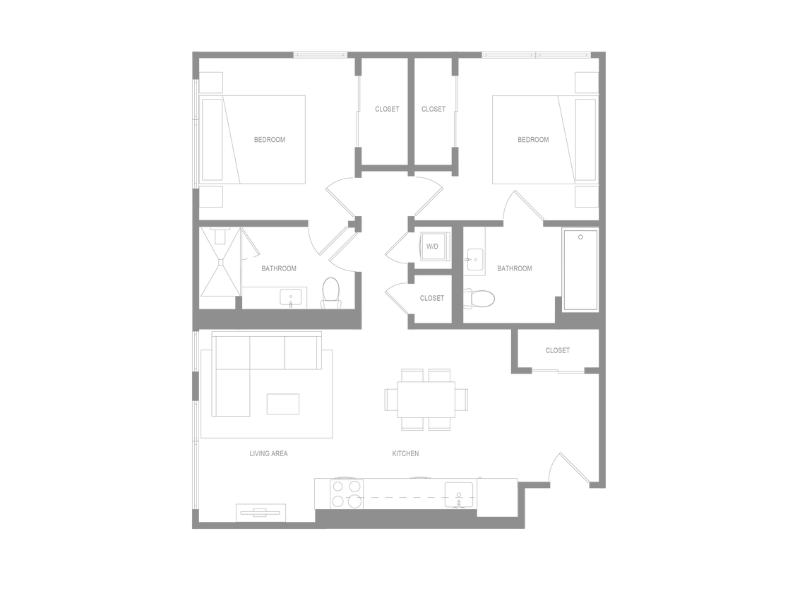 Floor Plan - Alta 2 Bedroom G