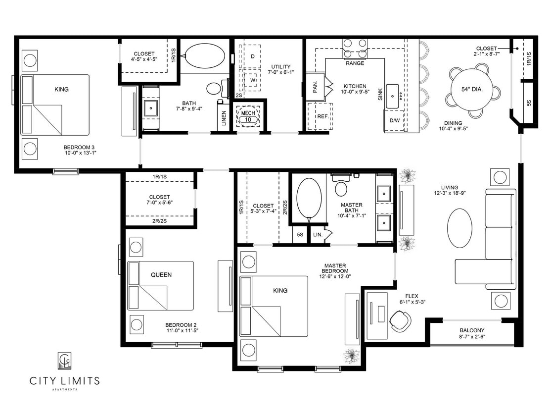 Floor Plan - 3B