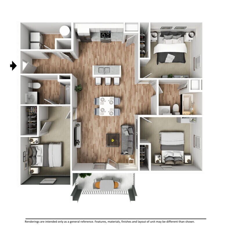 Floor Plan - The Riley
