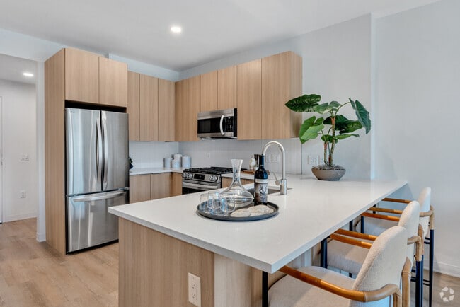2BR, 2BA - 977SF - Kitchen - UPLANDS