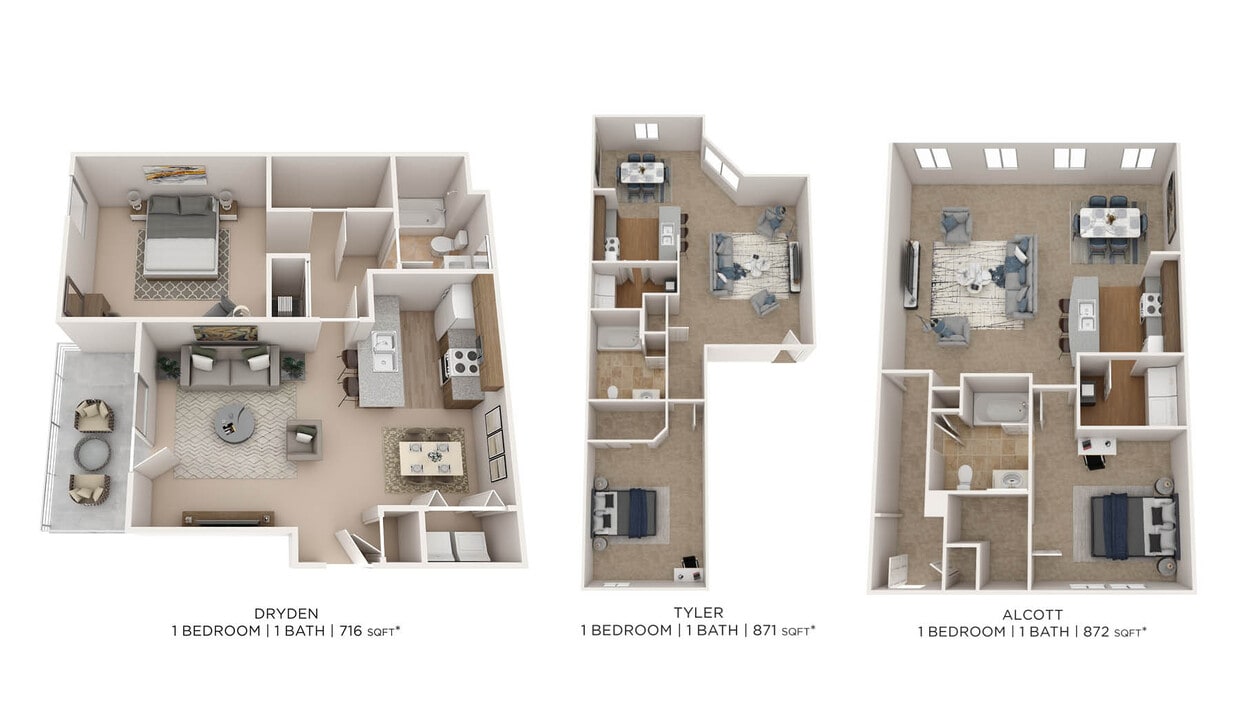 Floor Plan - One Bedroom
