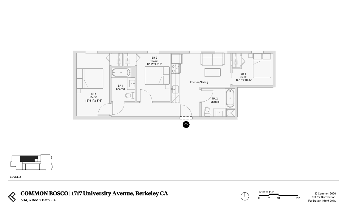 Floor Plan - Unit 304
