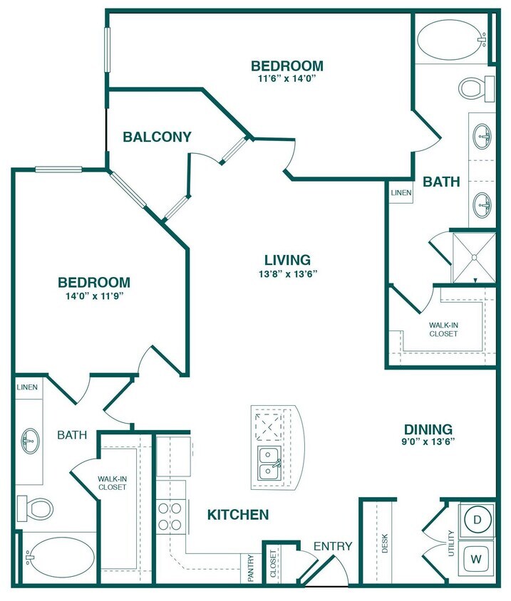 Floor Plan - The Aberdeen