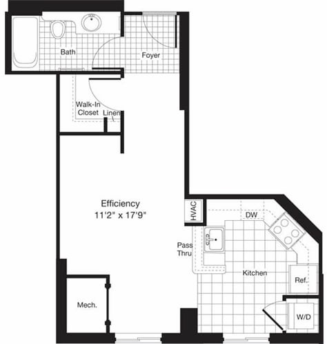 Floor Plan - Studio A