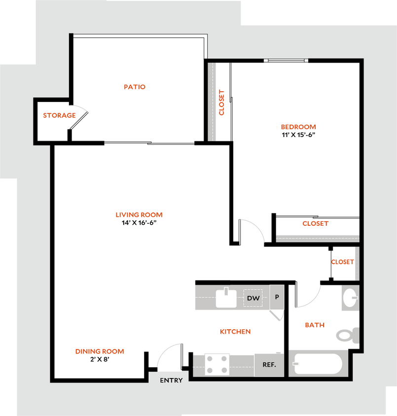 Floor Plan - Plan 1A