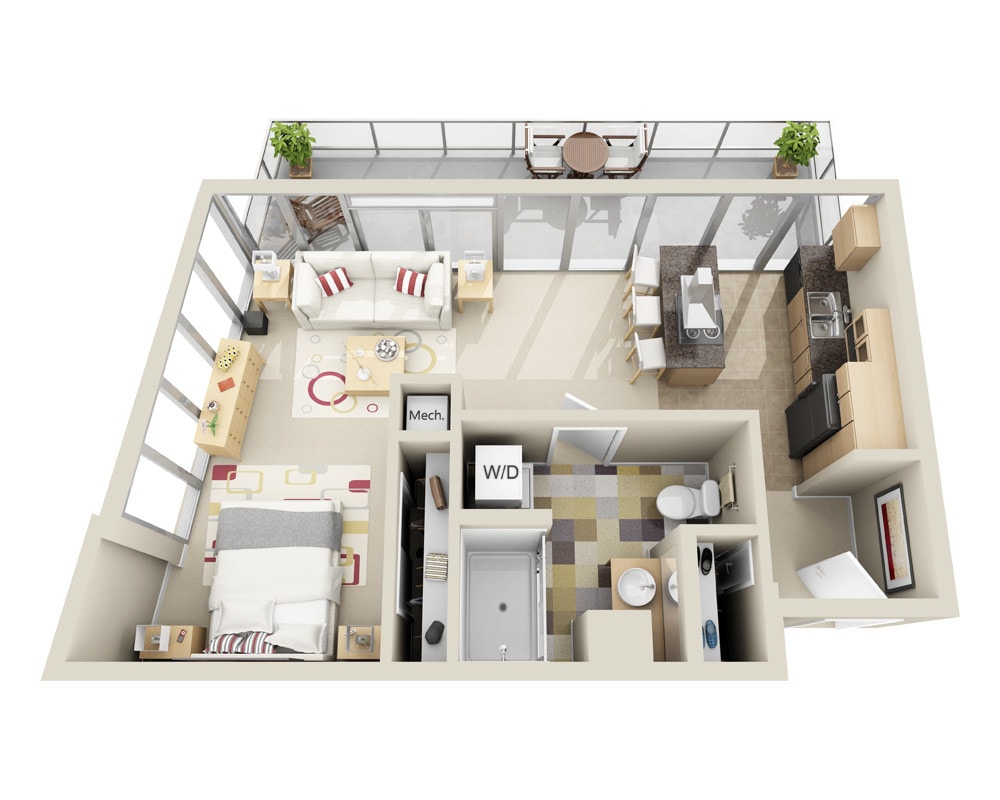 Floor Plan - Highrise E1G