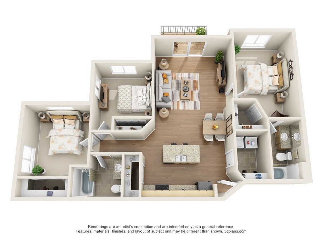 Floor Plan - 3B