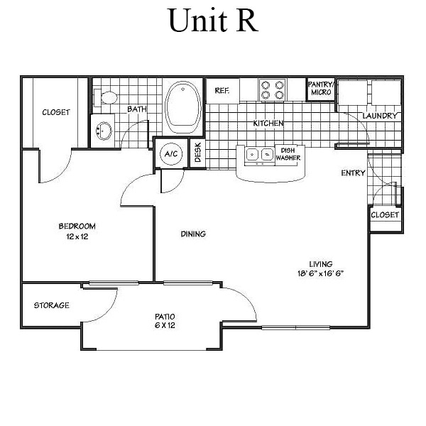 R Floor Plan - 1D - Barcelona- Sunroom