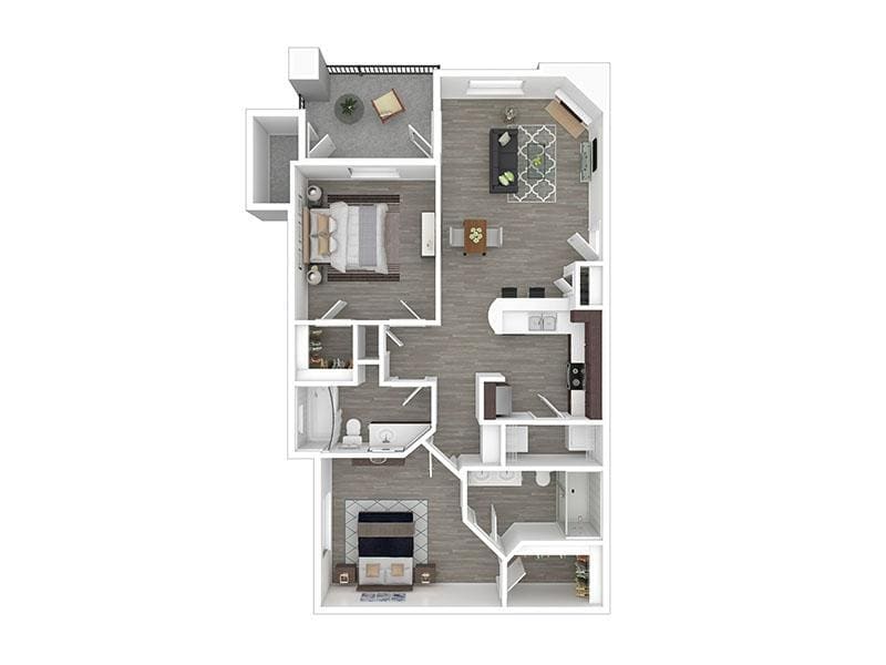 Floor Plan - 2x2-975- Classic