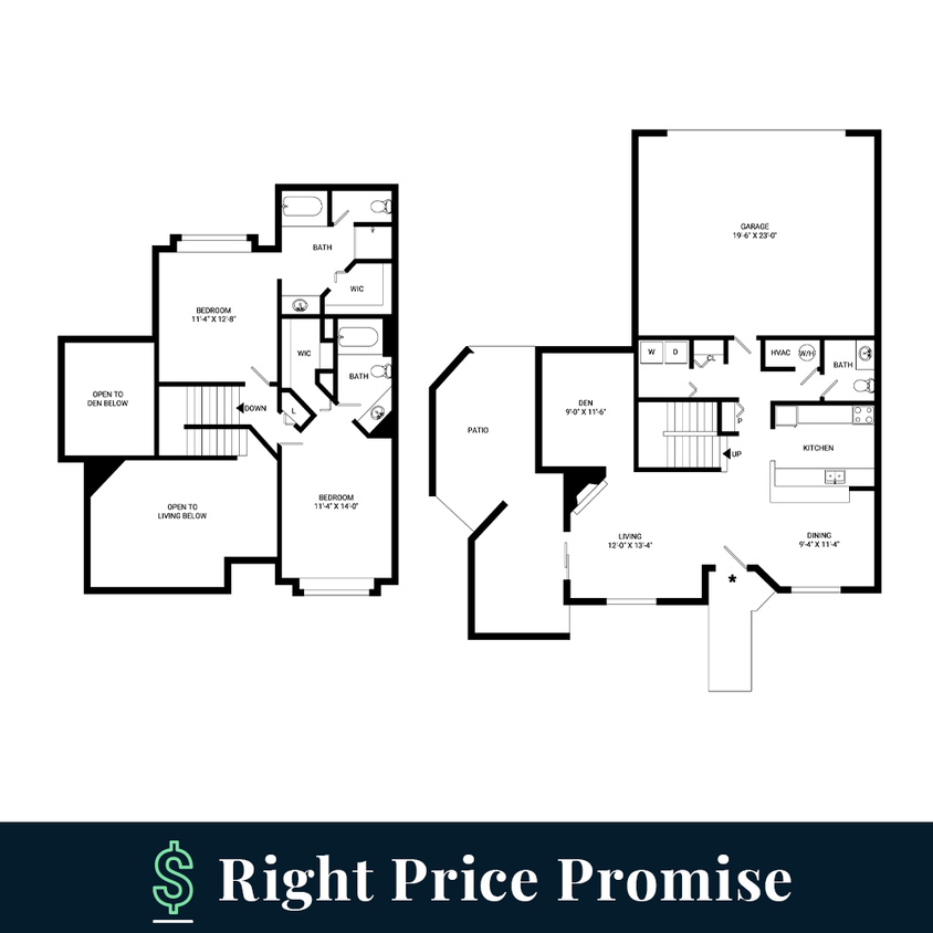 Floor Plan - Pyramid Townhome