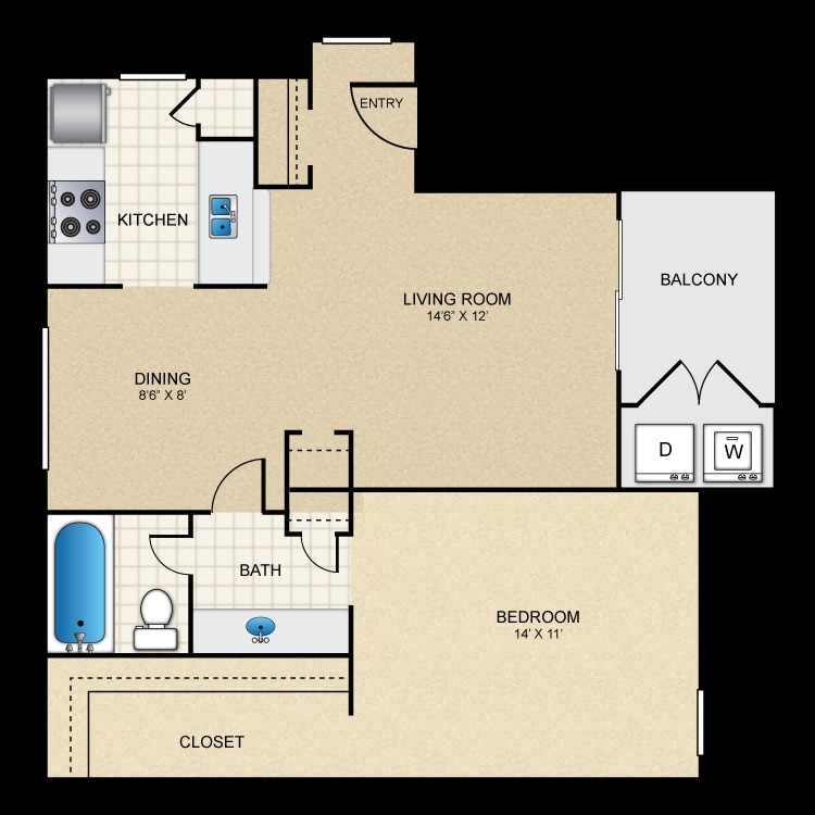 1BR/1BA - Atlantic_RENO