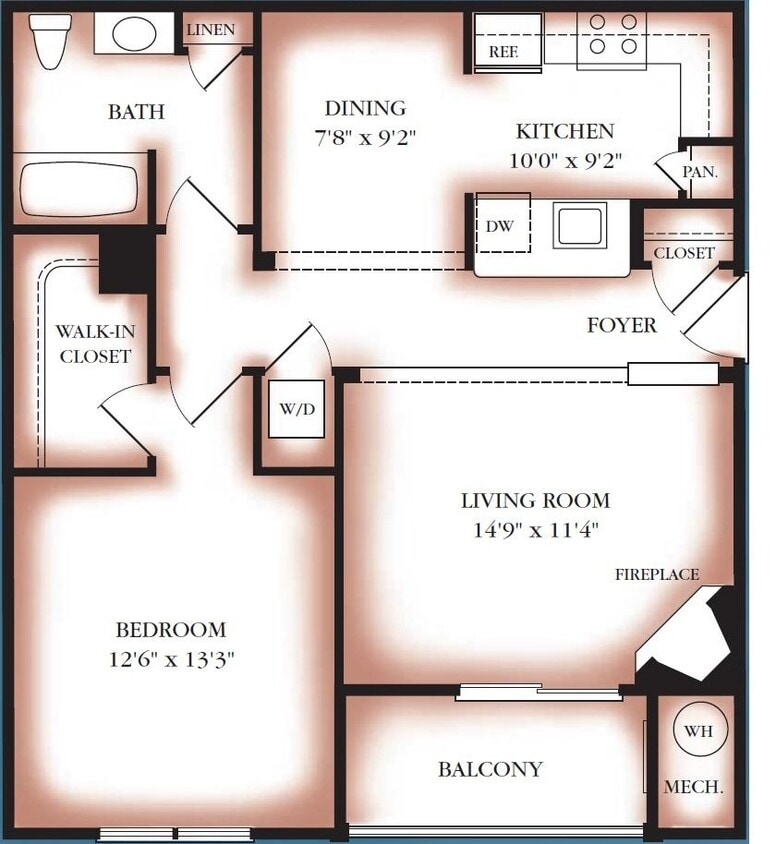 Floor Plan - Antietam - Renovated