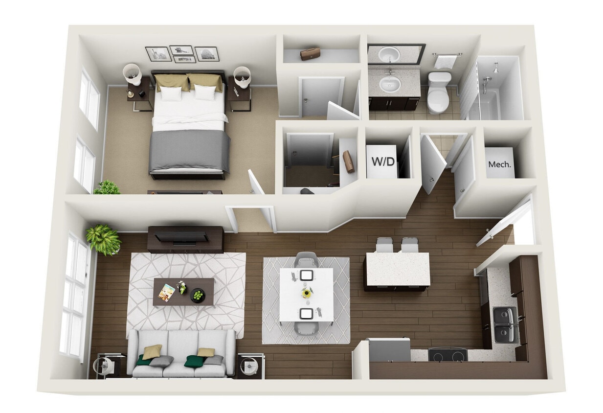 Floor Plan - 1A6H - Phase 1 Classic