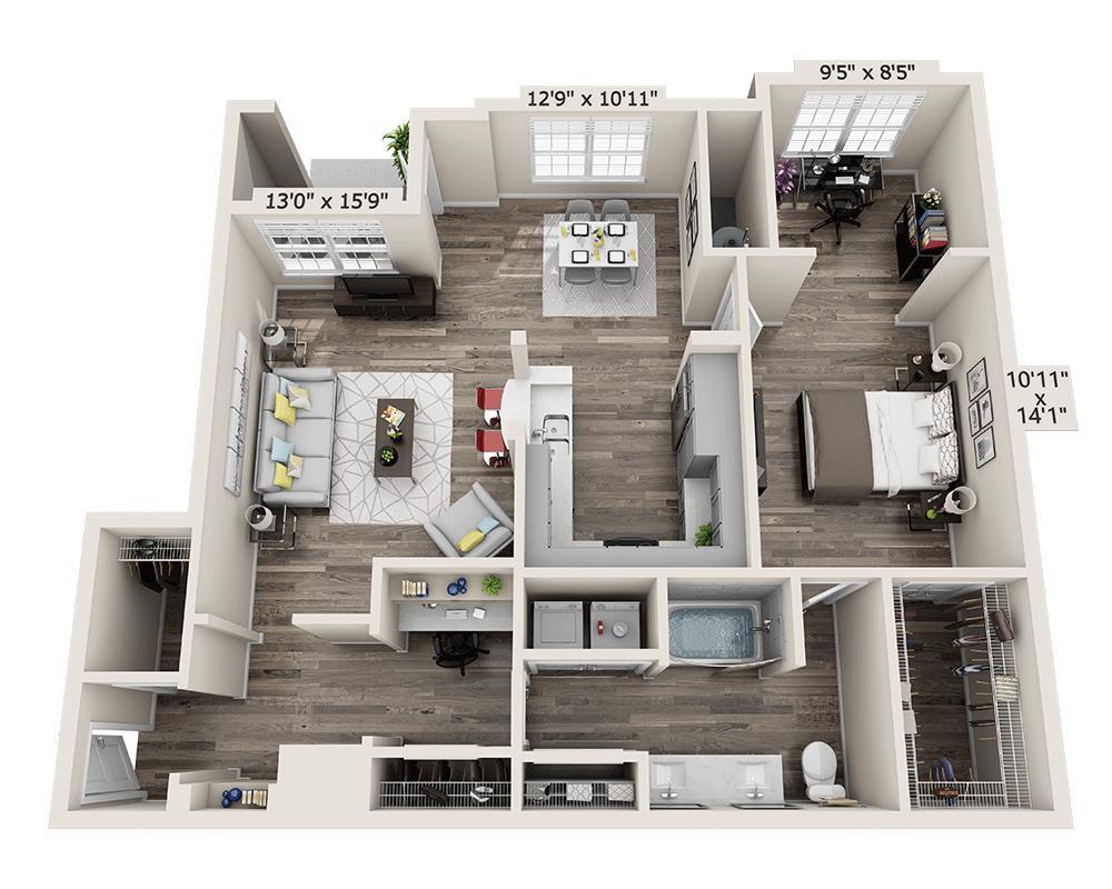Floor Plan - Plan C (A1E)