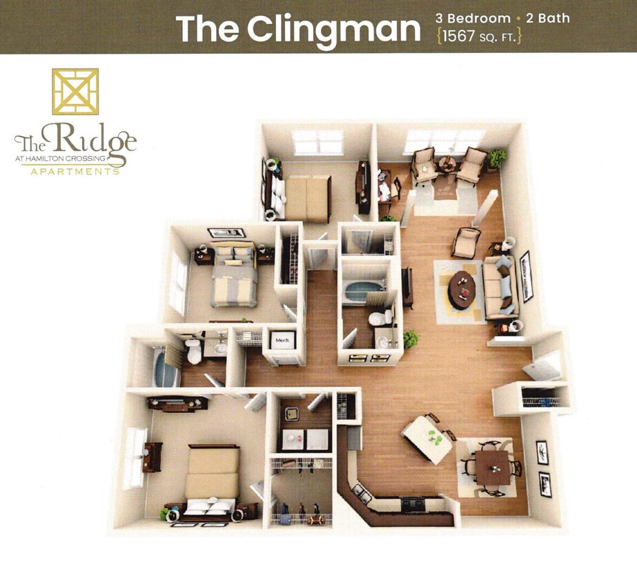 Floor Plan - The Clingman