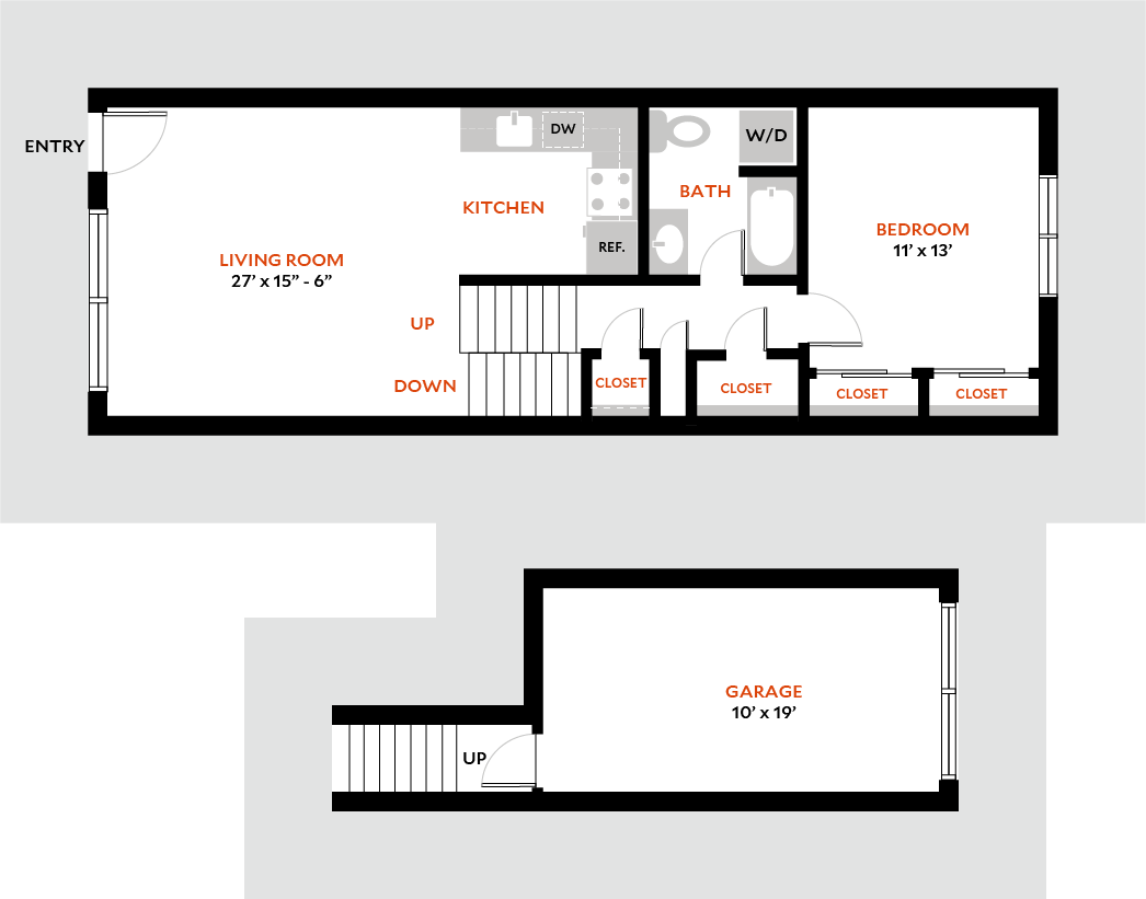 Floor Plan - Plan 1BR