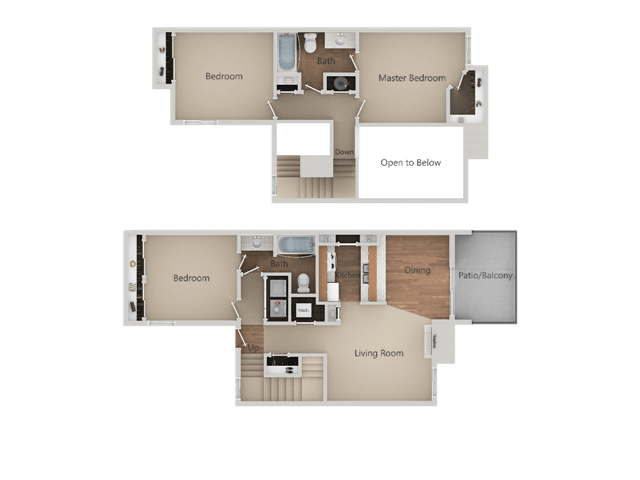 Floor Plan - 3X2 TOWNHOME