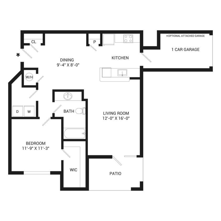 Floor Plan - Victoria - Garage