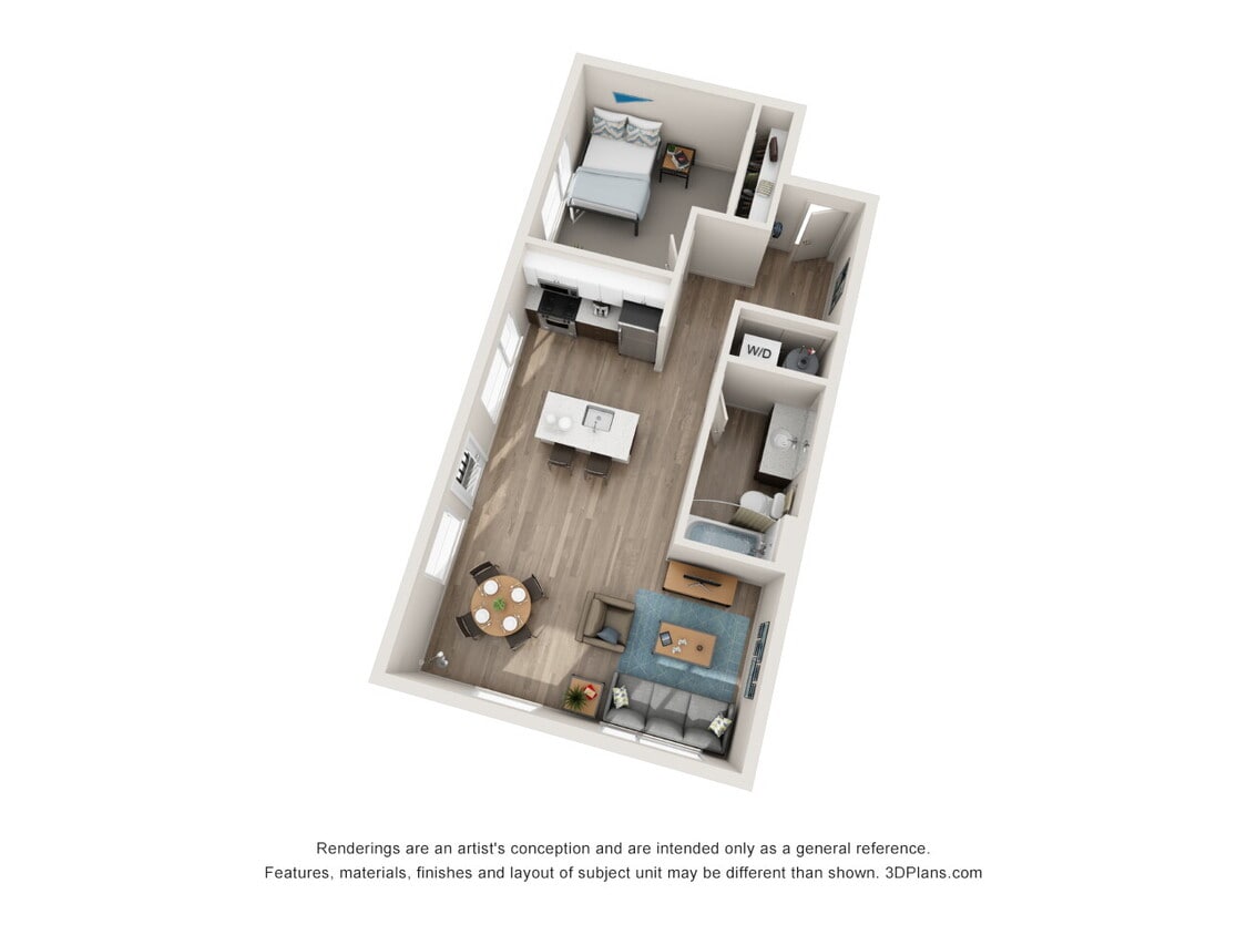 Floor Plan - One Bed