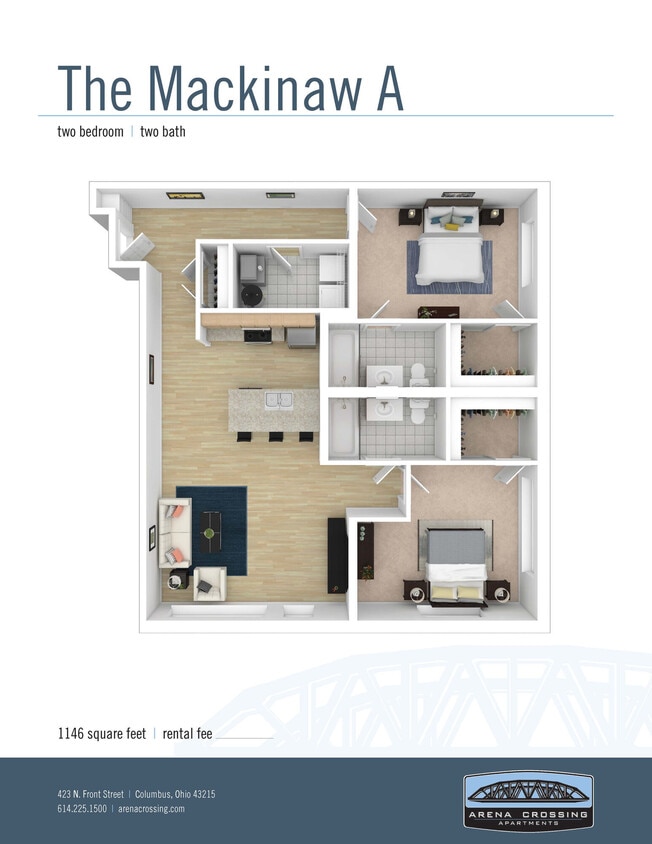 Floor Plan - Mackinaw A