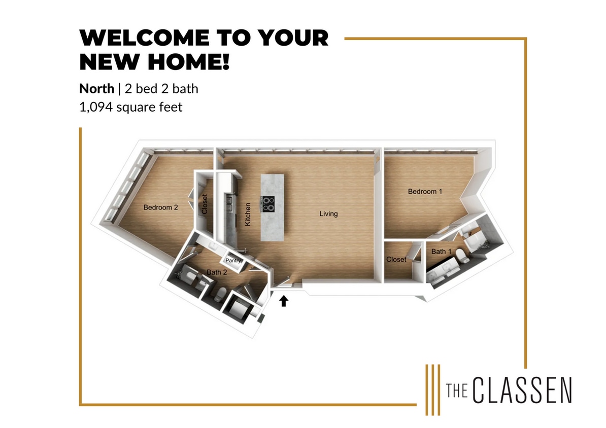 North Floor Plan - North Renovated