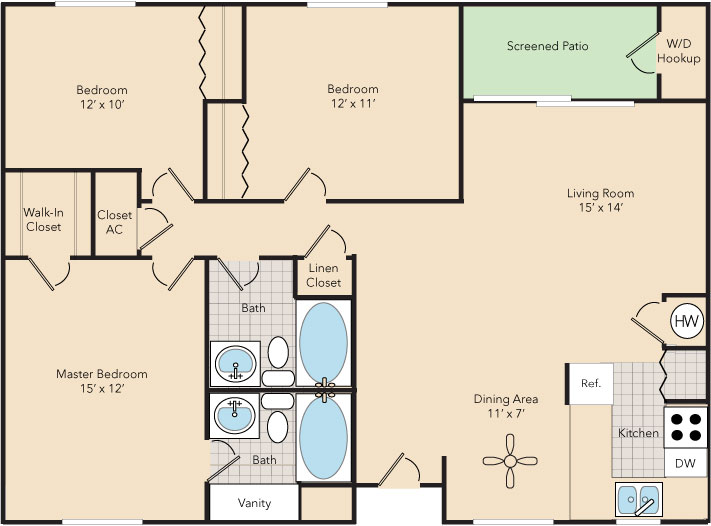 Floor Plan - The Sabal