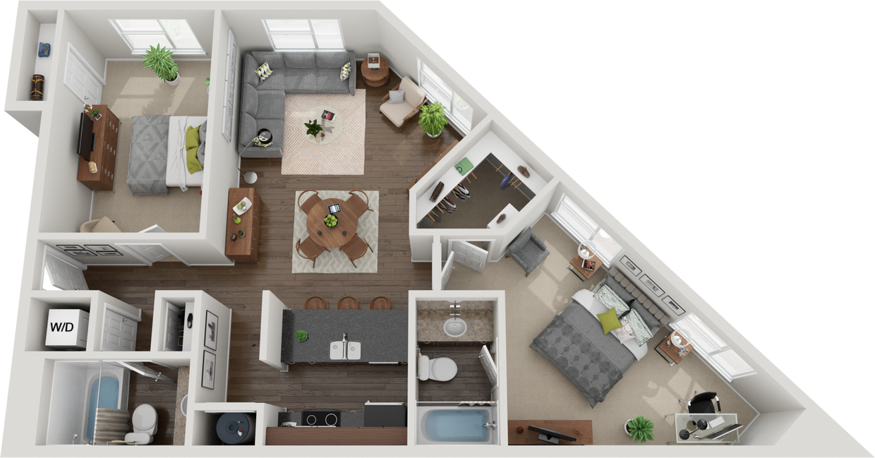 Floor Plan - Overlook Flat +
