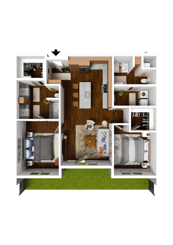 2 Bedroom A Premium - 2 Bedroom A Premium