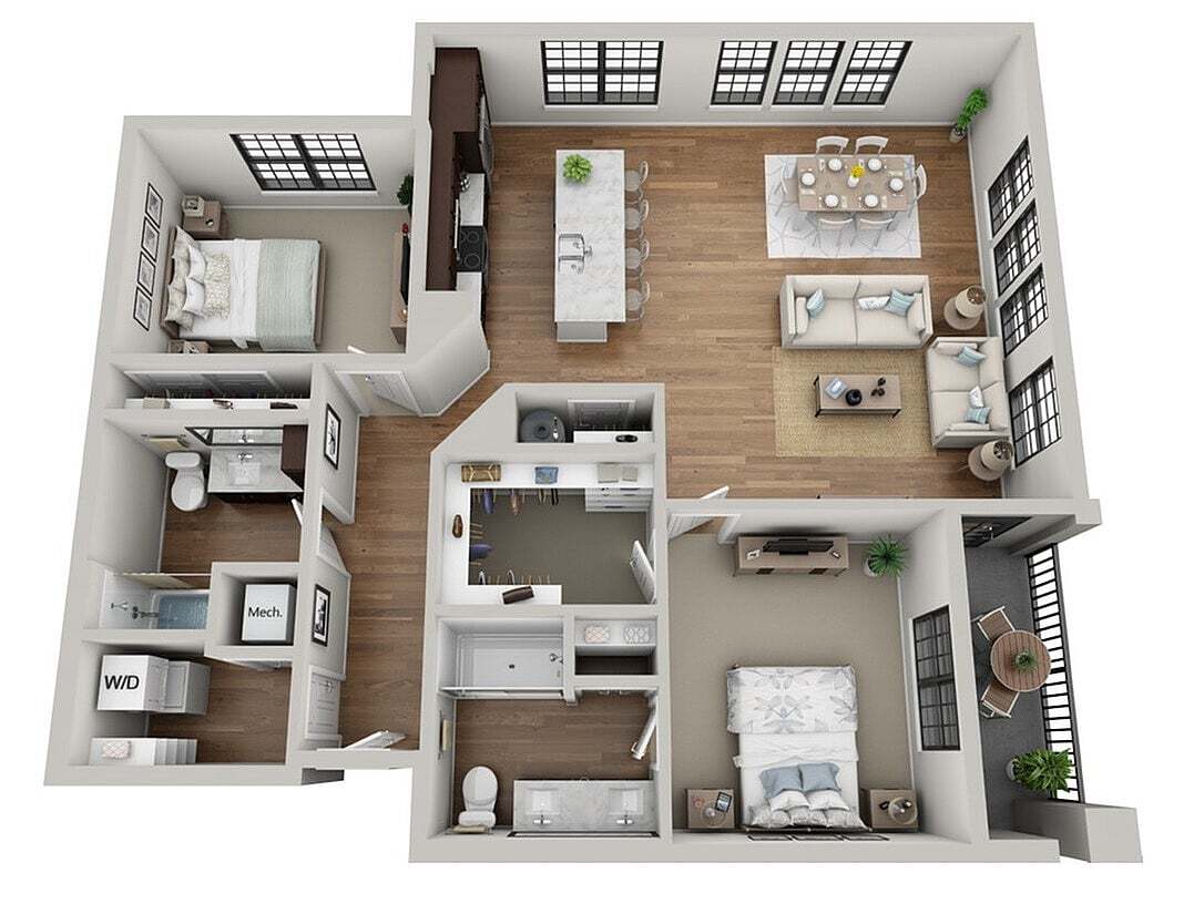 Floor Plan 2G | Arrabelle Apartments | Apartments in Cedarburg, WI - 2G