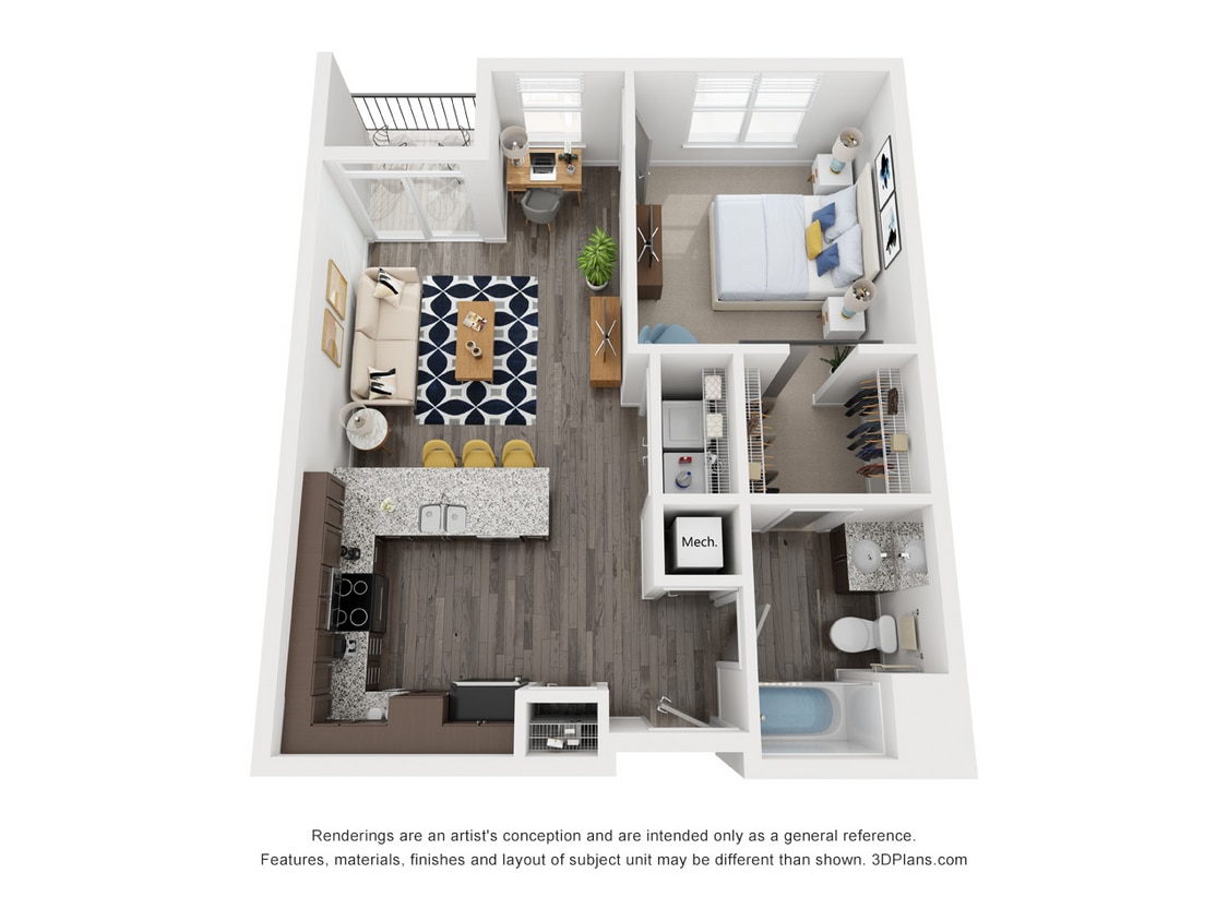 District.jpg - 1 bedroom/1 bathroom