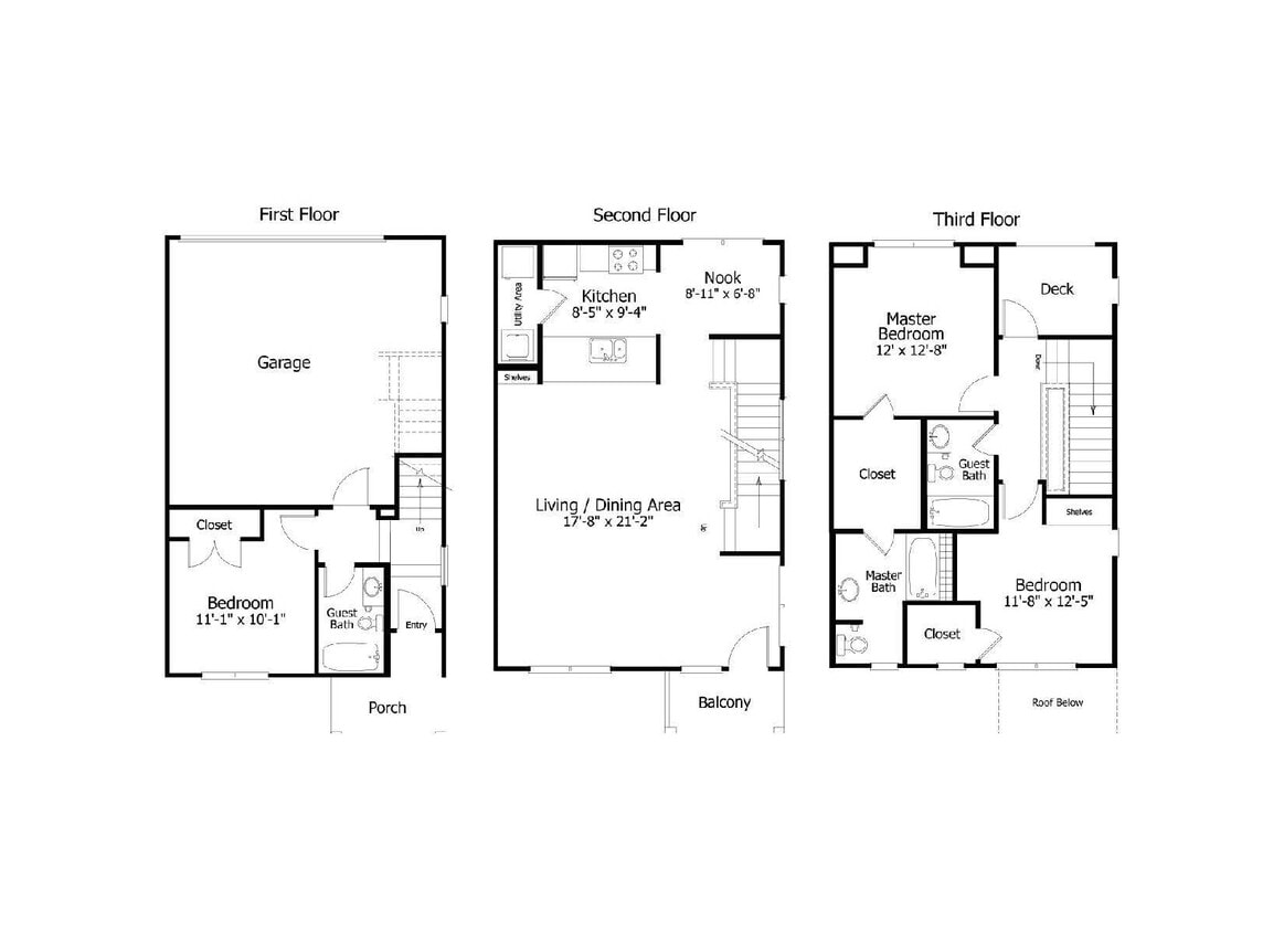 Floor Plan - Oaks 3THA2G