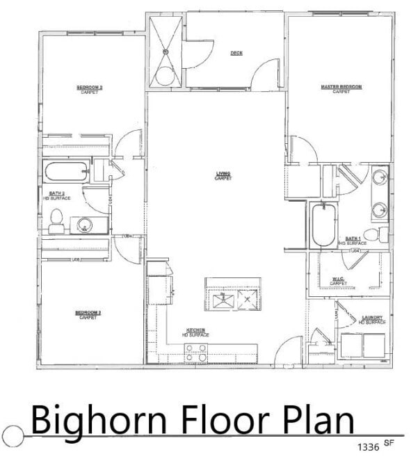 Floor Plan - Bighorn - C1