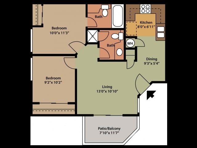 2BR/2BA - C1R-2X2