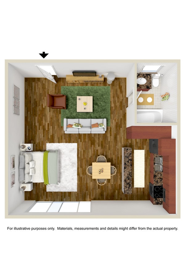 Floor Plan - Studio