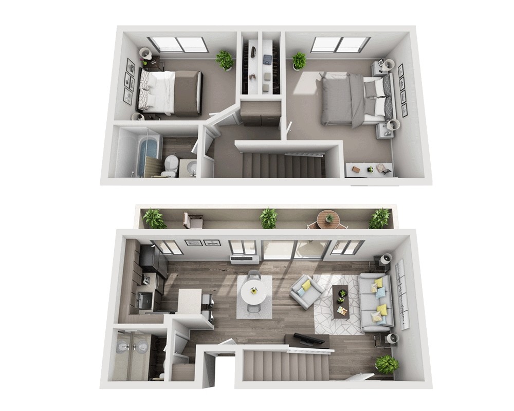 Floor Plan - Townhome Deluxe