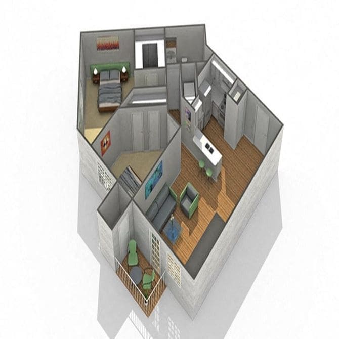 Floor Plan - The Kessler