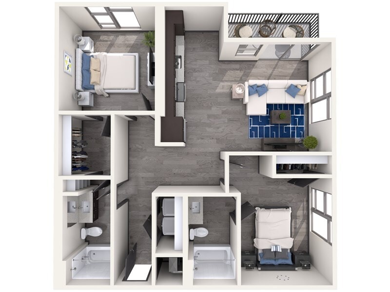 Explore this stylish urban retreat designed for modern living. - B3